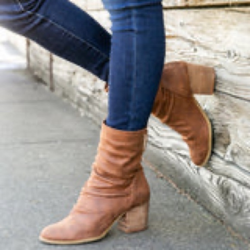 Tan Suede Boots